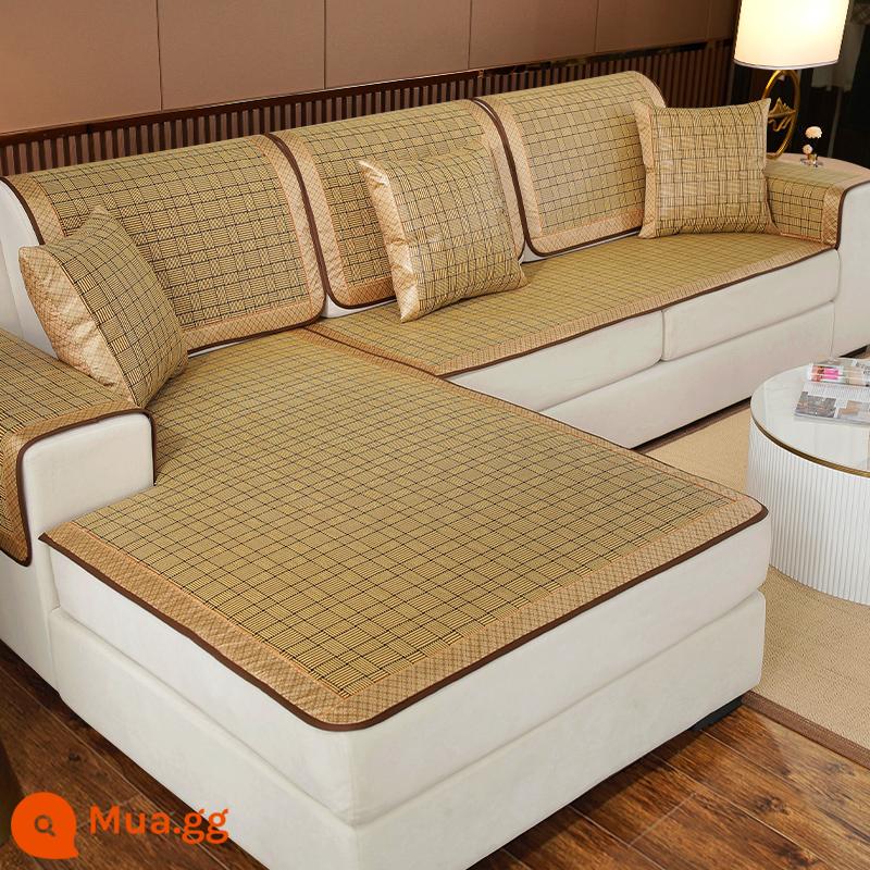 Nam Cực Người Mùa Hè Mây Thảm Sofa Đệm Mùa Hè Thảm Ngồi Đệm Chống Trơn Trượt Ghế Sofa Bao Gồm Tất Cả Đa Năng Bao Khăn Vải - Cẩm Hạ