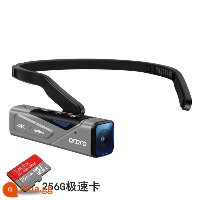 Camera thể thao gắn trên đầu Ordro/Ouda EP6plus Camera chống rung 4K đầu ghi video ngoài trời - [256G] Phiên bản 4K chống rung EP7 [có thể quay ở cả màn hình ngang và dọc]