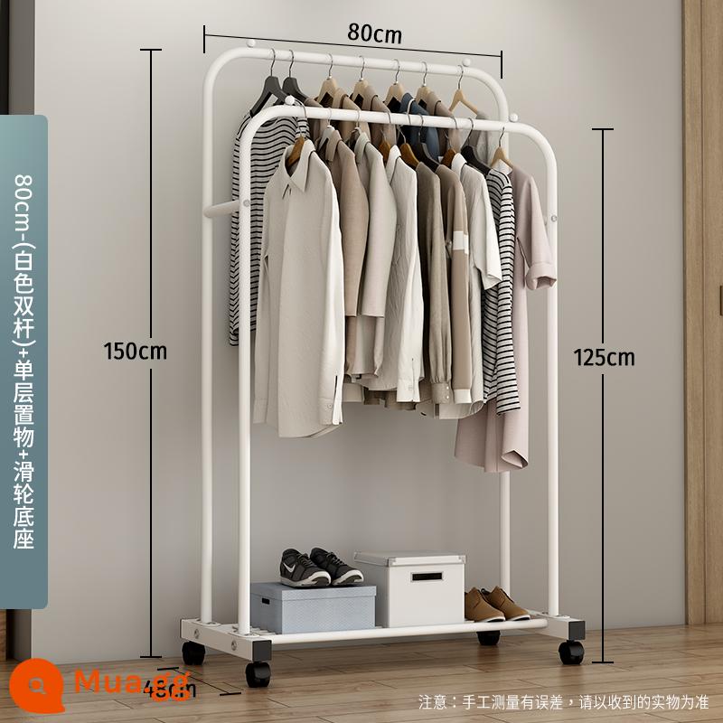 Đơn giản HAT RACK ĐẦU TƯƠI ĐỘ - 80 bánh xe gửi một lớp chân thẳng màu trắng