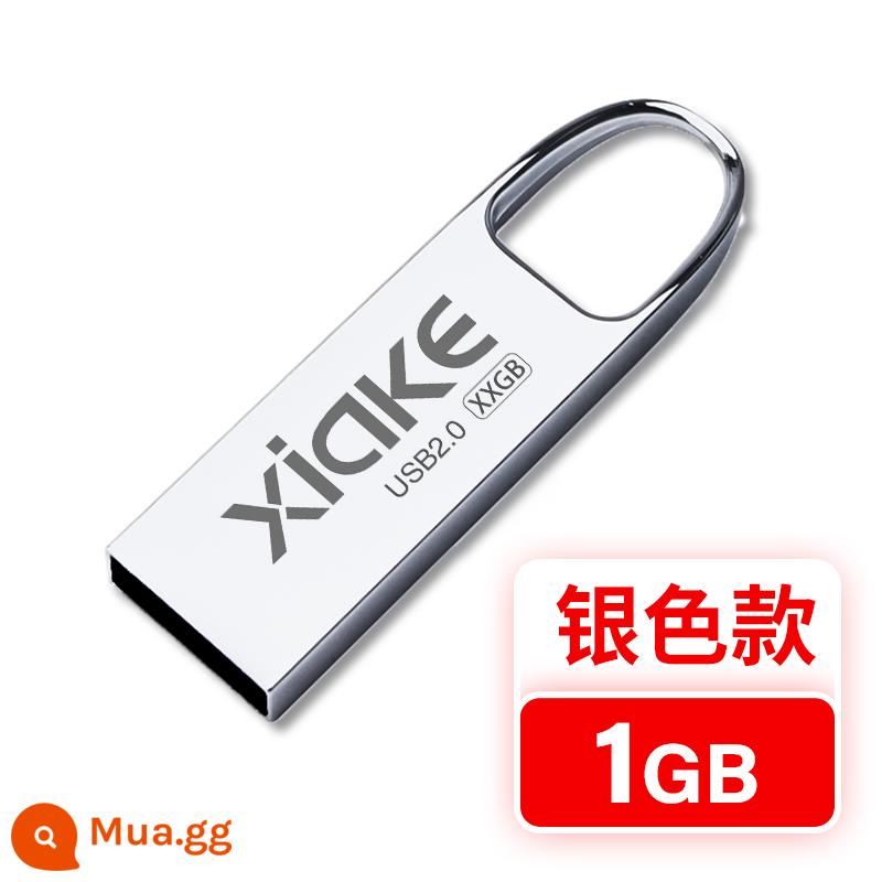 Ổ đĩa flash Charco 1g chữ chính hãng logo tùy chỉnh sáng tạo công suất nhỏ đấu thầu văn phòng công ty cuộc họp triển lãm quà tặng nhỏ máy tính chính hãng tốc độ cao tự làm quảng cáo kinh doanh bán buôn tùy chỉnh Ổ đĩa flash USB - Bạc lỗ lớn 1G