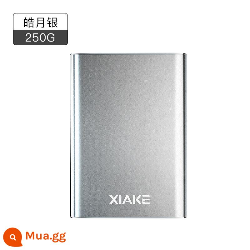 Xiake High -Tốc độ ổ cứng di động 250g USB3.0 Desktop Notebook lưu trữ điện thoại di động ngoài và sử dụng kép máy tính - 250G [bạc]