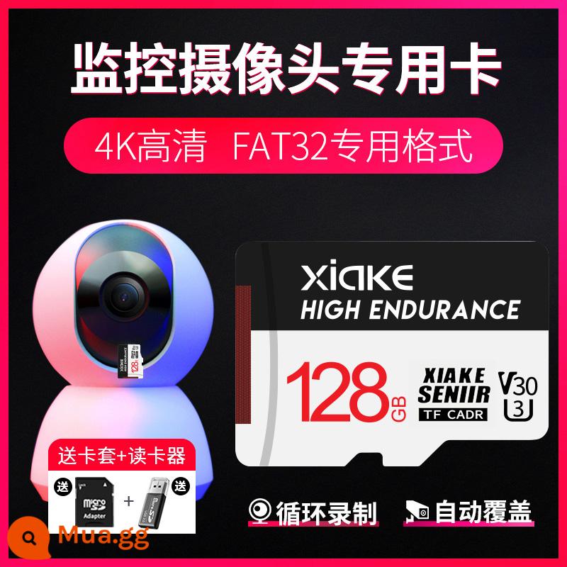 Xia Ke thẻ nhớ tốc độ cao kê camera giám sát thẻ nhớ 128gtf thẻ lái xe ghi thẻ nhớ sd - 128G [phiên bản tiêu chuẩn + ngăn chứa thẻ SD + đầu đọc thẻ] dành riêng cho ống kính chụp ảnh giám sát