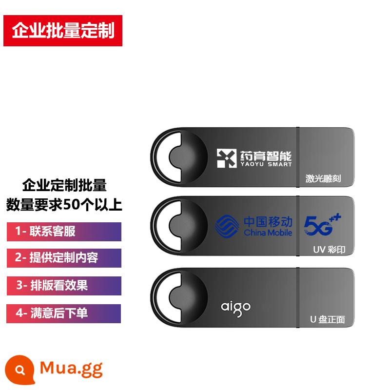 Đĩa yêu nước 32GU USB3.2 đai ốc nắp kim loại tốc độ cao doanh nghiệp hàng loạt chữ tùy chỉnh LOGO - Patriot U336 Black [32G] Tùy chỉnh hàng loạt doanh nghiệp bắt đầu từ 50 chiếc