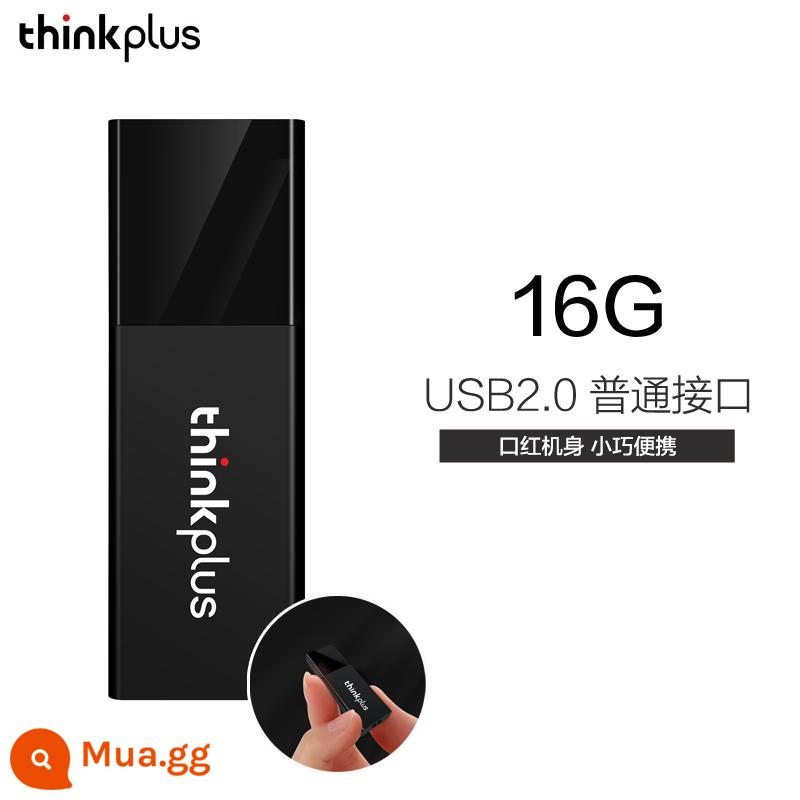 Ổ đĩa flash Lenovo 64g máy tính Ổ đĩa U USB3.2 tốc độ cao nghe nhạc trên xe hơi Ổ đĩa flash USB máy tính bảng sử dụng kép di động 32gb - [USB2.0]16G