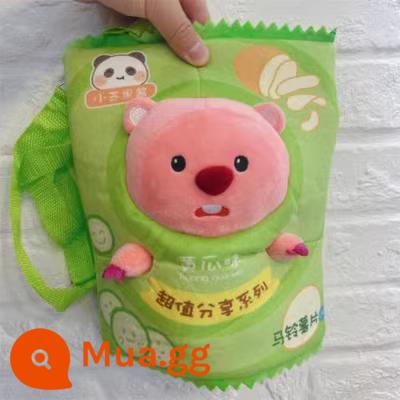 Phiên bản Hàn Quốc của Little Beaver Ruby búp bê điên rồ dễ thương búp bê sang trọng gối cô gái quà tặng loppy mù hộp xác thực - Khoai tây chiên hương dưa chuột Hải ly [Hải ly + Mũ đội đầu khoai tây chiên hương dưa chuột]