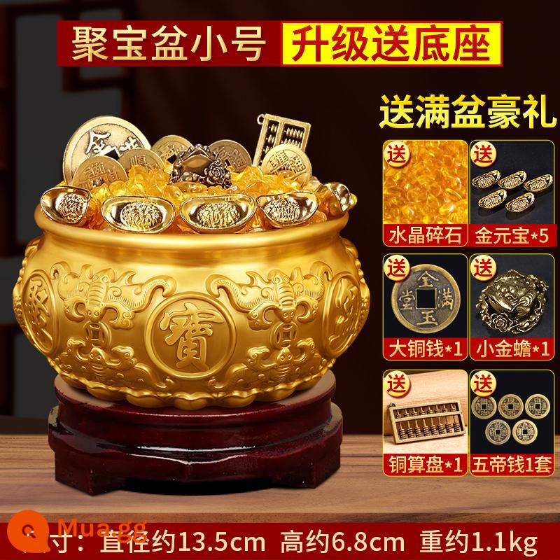 Bonato Rice Xi lanh Baifu Twita Poly Treasure Pure Copper chính hãng Mang theo phòng thí nghiệm CJaine Copper Shop Creative Sáng tạo trang trí nhỏ - Kèn Cornucopia tặng kèm rất nhiều quà tặng + đế cao cấp