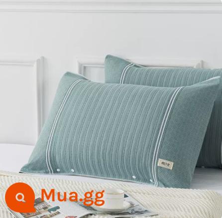 Một cặp chăn ga gối cotton khăn che gối khăn đầu cao cấp Châu Âu cặp đôi đơn ga gối khăn bông khăn che khăn - Cặp Hulan Berlin