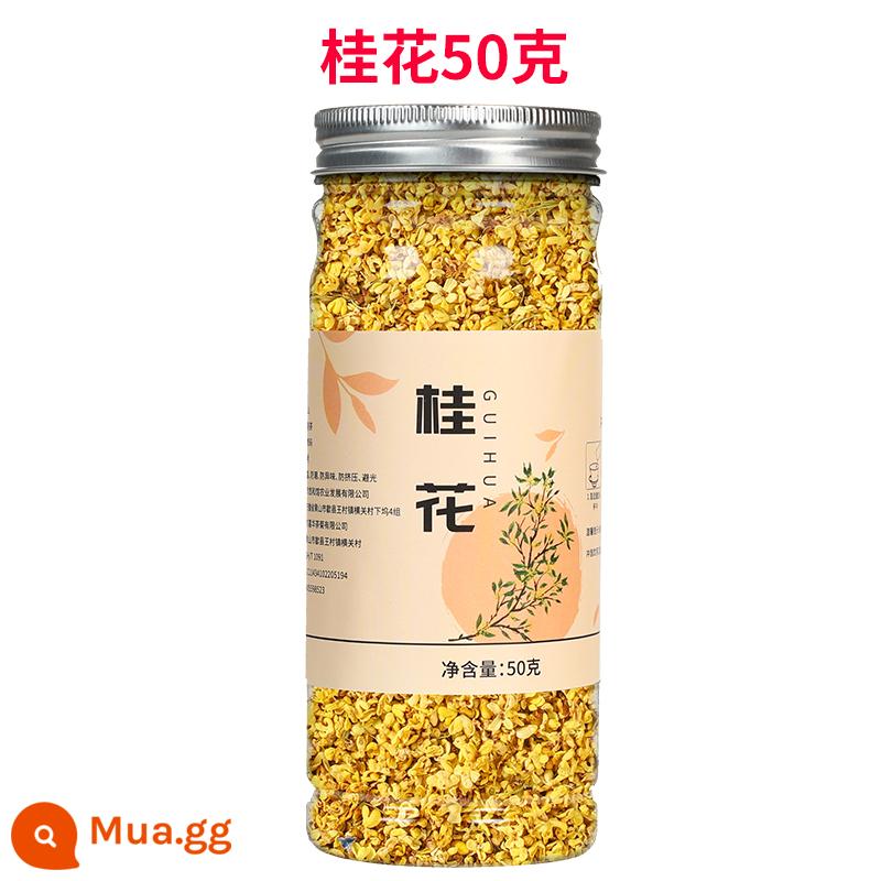 Trà osmanthus khô Trà osmanthus vàng ăn được osmanthus khô tươi osmanthus Dược liệu Trung Quốc không khử trùng lưu huỳnh không có cửa hàng hàng đầu đặc biệt - [Ngon bổ rẻ] Quế vàng lon 50gX1