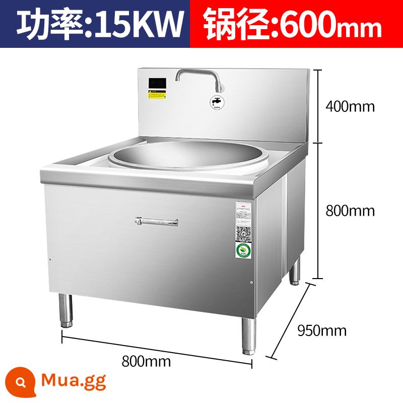 Semikron thương mại bếp điện từ nồi lớn bếp 15/20kw nhà hàng thiết bị nhà bếp lò chiên căng tin điện từ công suất cao - Bếp nồi lớn 600mm.