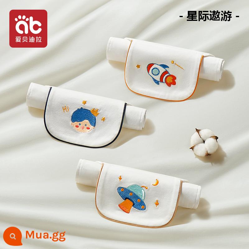 Khăn thấm mồ hôi cotton cho trẻ sơ sinh khăn thấm mồ hôi mẫu giáo bé tấm lót lưng full cotton khổ lớn thêu tên Hán bé trai bé gái - 3 miếng bìa cứng [hướng dẫn một chiều ô tô ướt-lượng hút lớn trong bốn mùa] Du hành giữa các vì sao-5 lớp