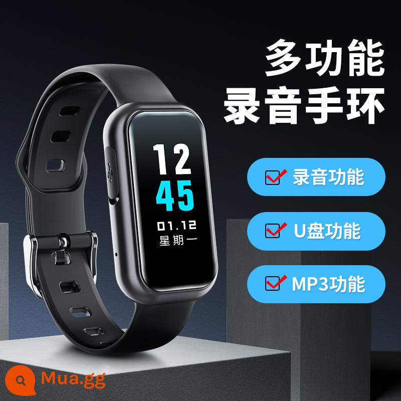 4S Shop Chuyên Dụng S6 Bút Ghi Âm Vòng Tay Đầu Ghi Di Động Chuyên Nghiệp Độ Nét Cao Giảm Tiếng Ồn Ghi Hiện Vật Văn Bản X6 - [Phiên bản cao cấp] Chuyển đổi văn bản + dấu thời gian + ghi âm bằng một cú nhấp chuột