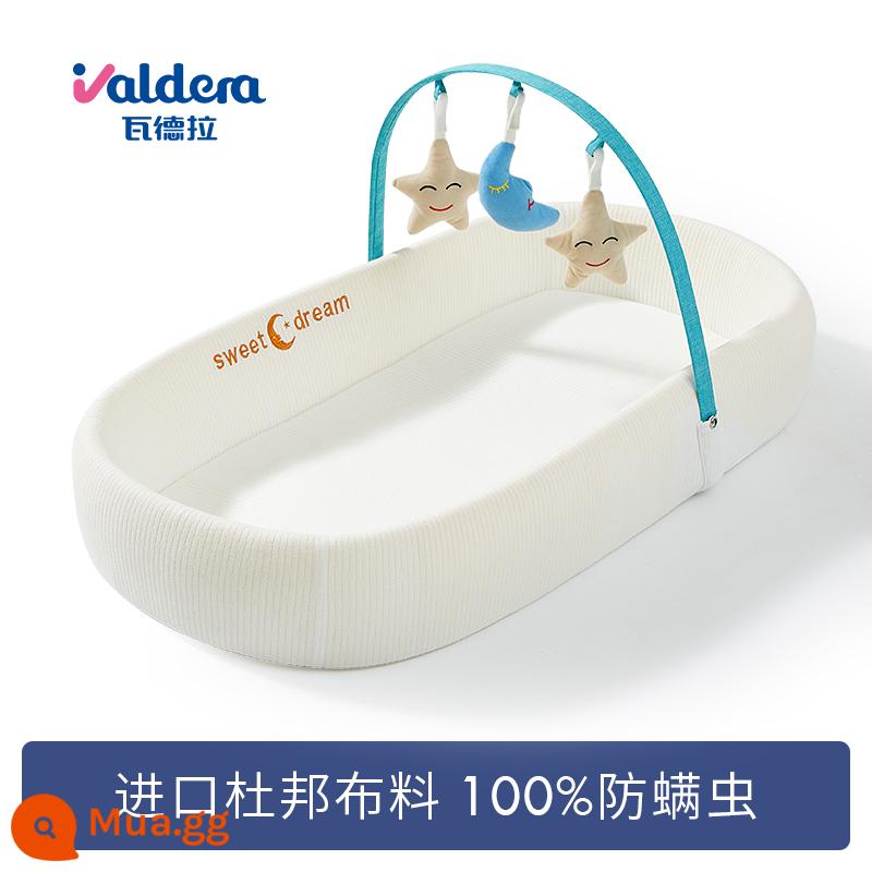 Giường di động trên giường cũi em bé sơ sinh bb nap bed bionic chống khạc sữa giật mình jump bed bed giường chống áp lực - Mẫu giường đơn [Sưu tầm mua tặng giá đỡ đồ chơi + búp bê]