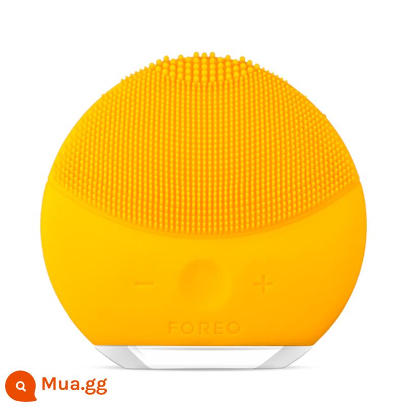 [Hàng năm mới] Dụng cụ rửa mặt bằng silicon FOREO LUNA mini2 Dụng cụ rửa mặt làm sạch lỗ chân lông Artifact Dụng cụ rửa mặt - hoa hướng dương màu vàng