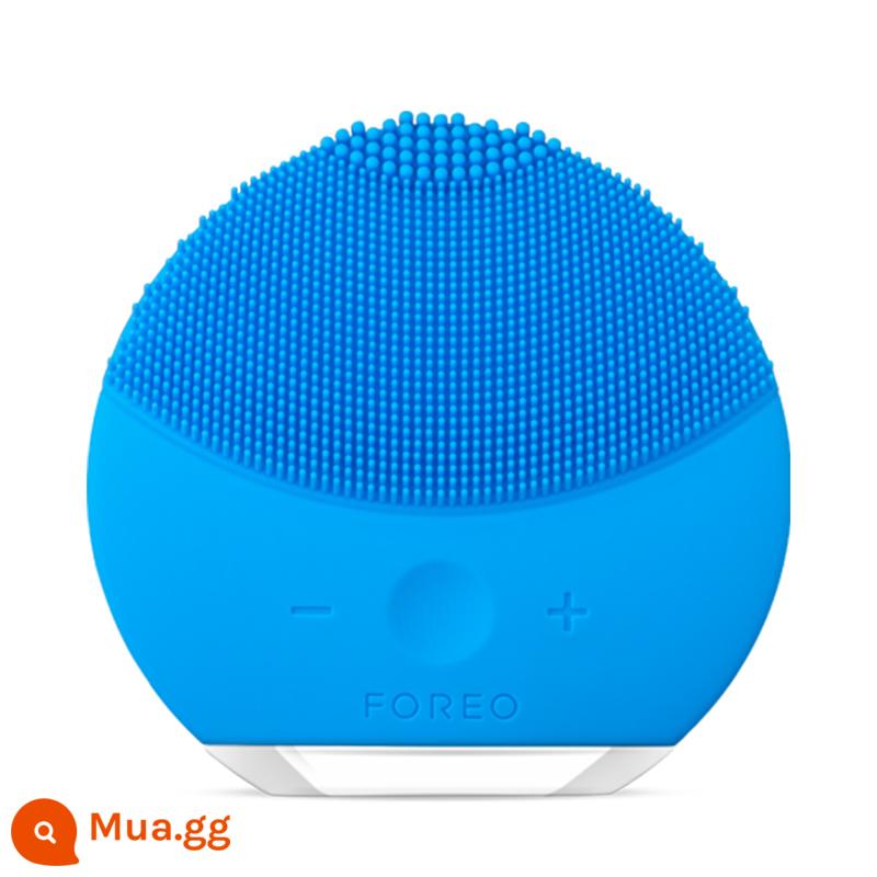 [Hàng năm mới] Dụng cụ rửa mặt bằng silicon FOREO LUNA mini2 Dụng cụ rửa mặt làm sạch lỗ chân lông Artifact Dụng cụ rửa mặt - xanh hải quân