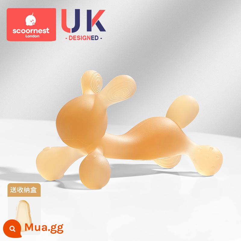 Kechao Răng Thỏ Fixer Răng Hàm Cho Bé Dính Thời Kỳ Mọc Răng Silicone Đồ Chơi Cắn Keo Có Thể Luộc Chống Ăn Tay Hiện Vật - [Nano Silver Kháng khuẩn] Dụng cụ cố định răng thỏ (không có chất chống xích)