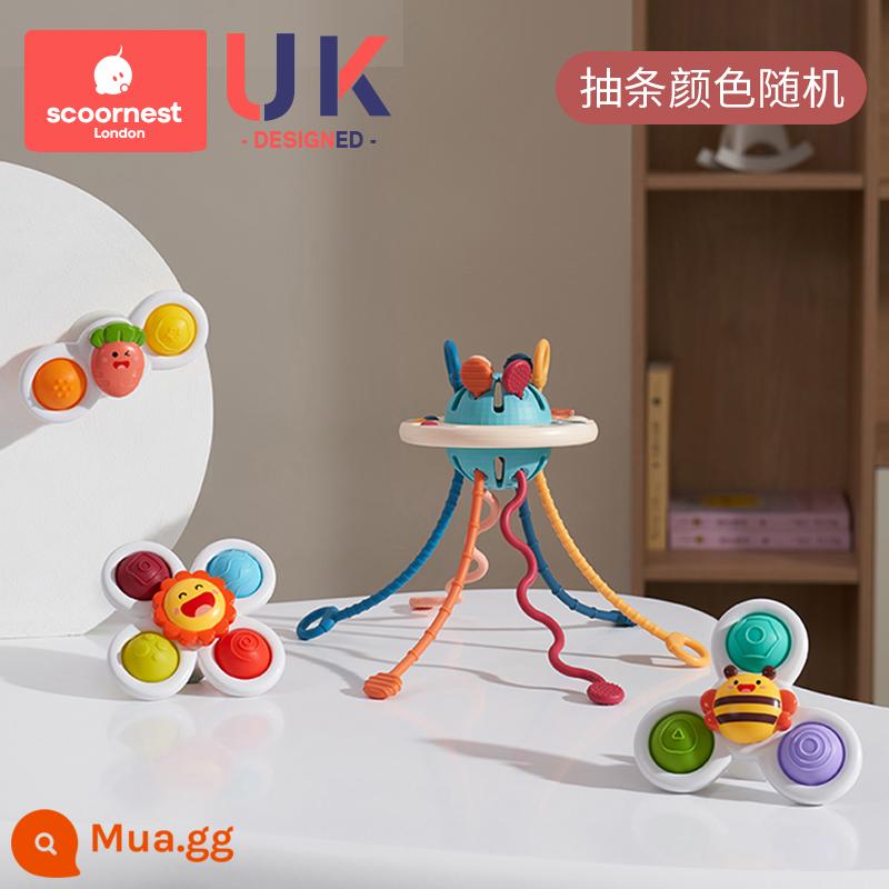 Kechao Baby Đồ Chơi Xếp Hình Hand Fine UFO Lalale 3 Xếp Hình Cho Bé 0-1 Tuổi Giáo Dục Sớm 6 Tháng - Bộ ba sản phẩm Baldoni A3+ Ross Paradise