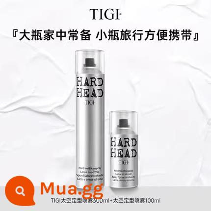 TIGI keo xịt tóc xịt tạo kiểu tóc nam keo xịt tóc du lịch mặc nữ lông tơ tự nhiên kiểu tóc tạo kiểu lâu dài tóc bùn sáp vuốt tóc - [Bộ dùng tại nhà và du lịch] Xịt tạo nếp 300ml + Xịt tạo nếp 100ml