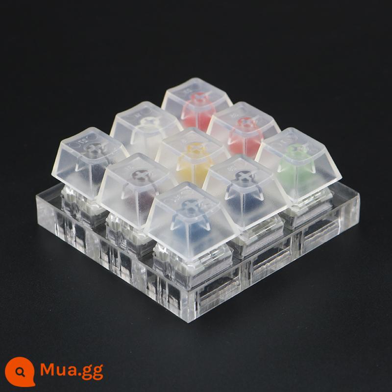 Cherry CHERRY Kaihua Jiadalong TTC Gaote Fine Micro Switch Kiểm Tra Trục Thiết Bị Trải Nghiệm Bàn Phím Cơ Cơ Thể Trục - Dụng cụ kéo chìa khóa nhựa miễn phí chín trục Kaihua BOX