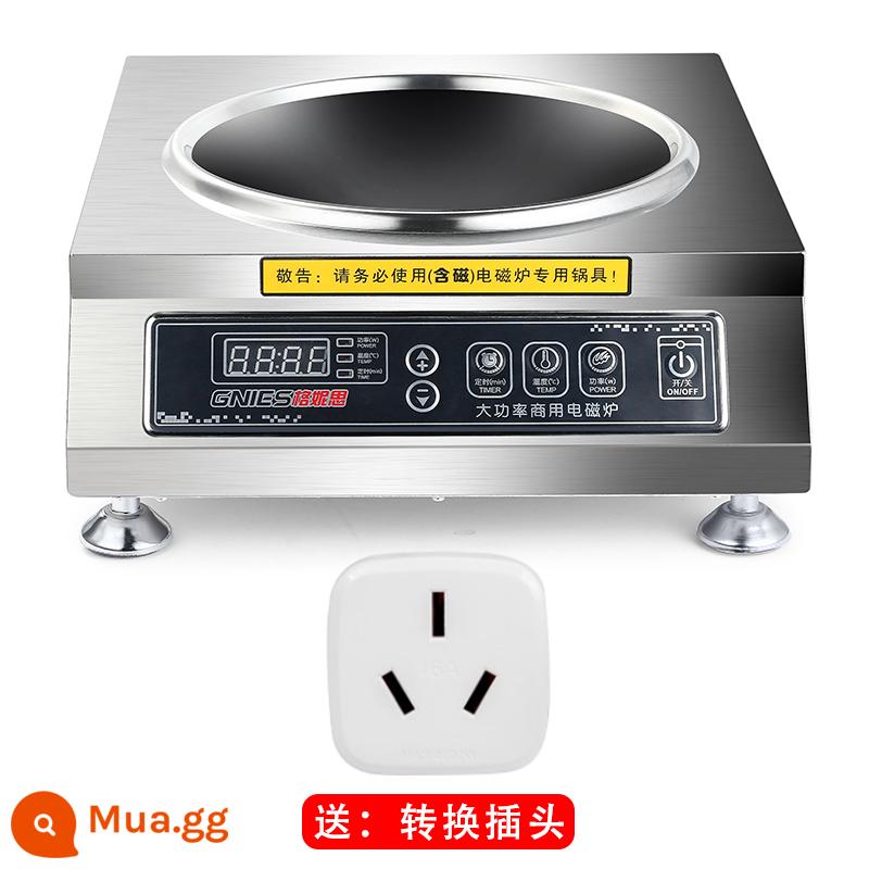 Bếp điện từ thương mại công suất cao 3500W lõm hộ gia đình Khách sạn 4200W với ngọn lửa dữ dội bếp điện từ mới lò chiên - Máy độc lập nút (không có nồi)