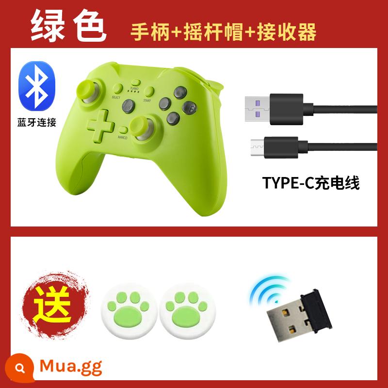 Bộ điều khiển trò chơi Bluetooth ipad phổ thông Android Điện thoại di động Apple Minecraft MC niềm tin xanh máy tính hơi nước - xanh + đầu thu