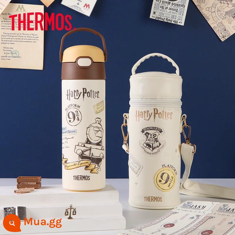 [Flagship Store] Bình Giữ Nhiệt Harry Potter Bình Giữ Nhiệt Trẻ Em Ống Hút Uống Trực Tiếp Cốc Nước Cho Học Sinh Cho Trường Học 316L - Sippy Cup 9¾ Magic Station (500mL) (bao gồm nắp cốc)