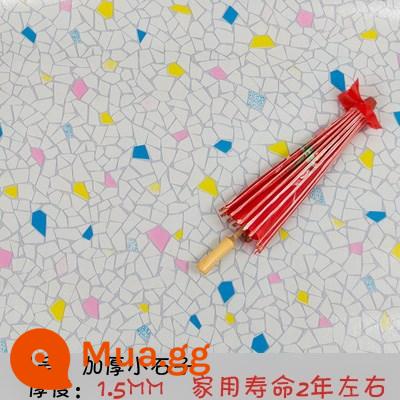 Shop có sàn chống trượt lót sàn giấy phòng ngủ nữ keo pvc phủ sàn da dày chống thấm nước chống mài mòn - xám nhạt