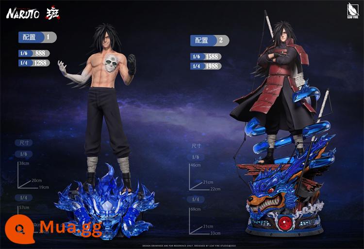 [Bổ sung] khỉ gk lá lửa cộng hưởng thần cửa mới 01 tượng mô hình giới hạn Uchiha Madara - Đầu có con lắc đôi 1/6