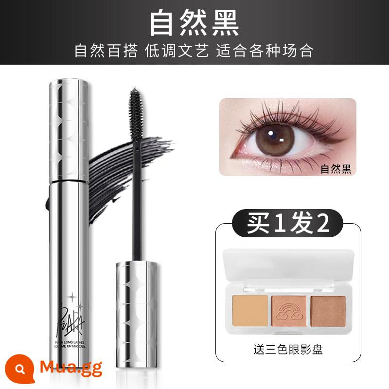 Mascara Piara Mascara chuốt mi chống thấm nước mi cong dày lâu trôi không lem chính hãng hàng đầu Store - Bảng màu đen + phấn mắt đa năng