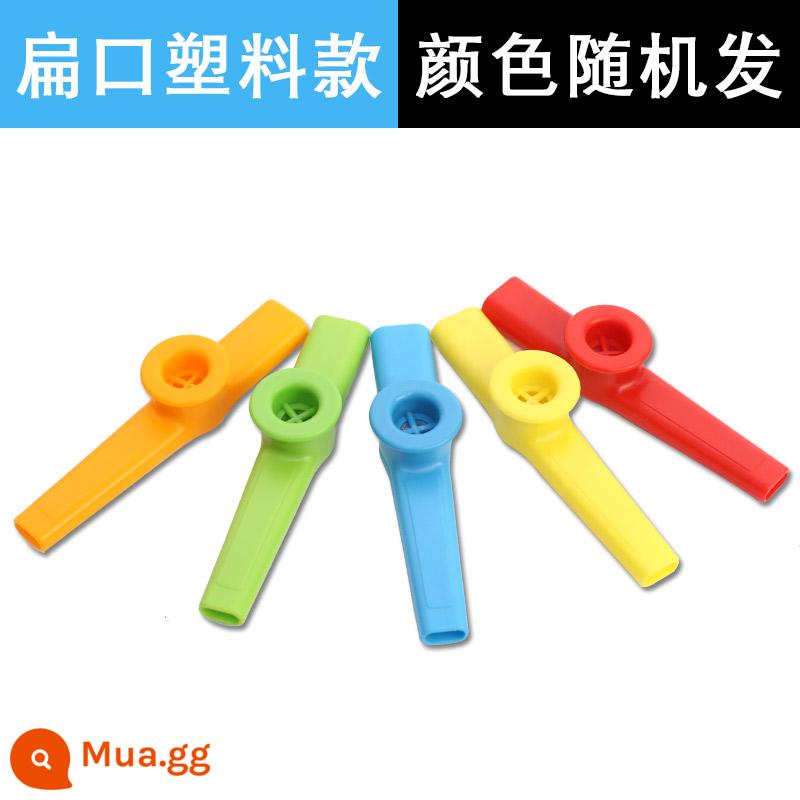 Sáo Watson Kazu KAZOO bài hát tiếng Trung hay cho người mới bắt đầu chơi sáo kim loại inox chuyên nghiệp Phim sáo Kazu - Mô hình nhựa miệng phẳng-màu sắc ngẫu nhiên