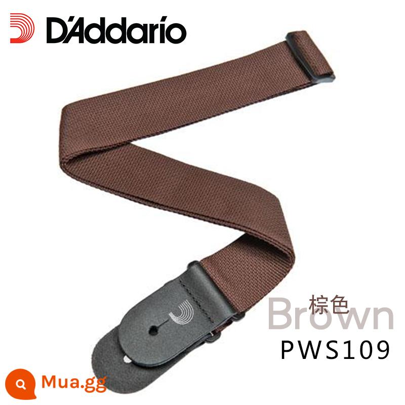 D'Addario/Daddario Đàn Guitar Polypropylene Túi Cho Bé Đàn Guitar Dân Gian Đàn Guitar Điện Bass Túi Cho Bé - nâu