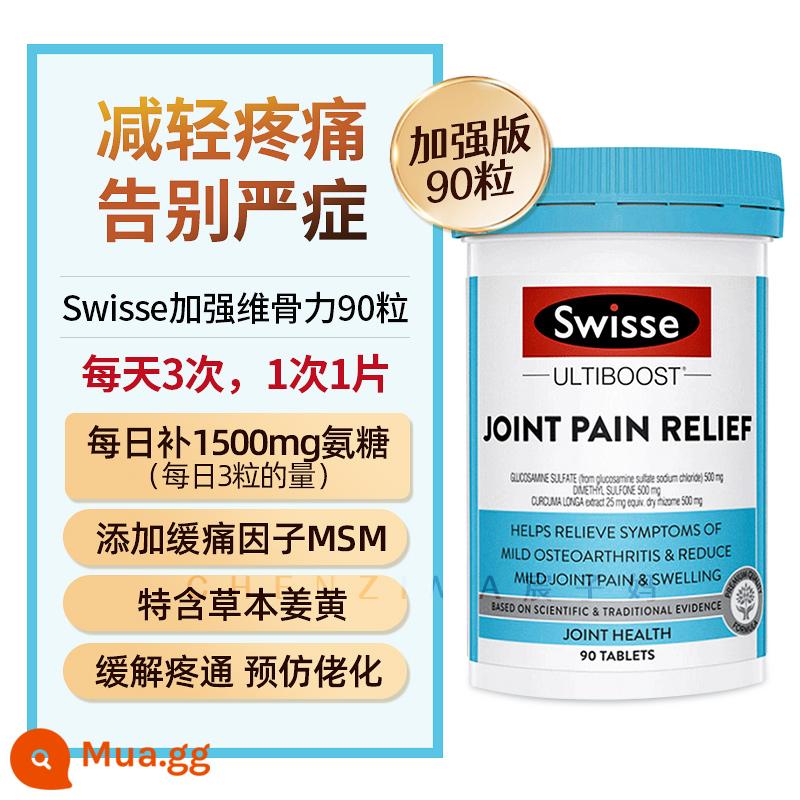 Swisse vitamin chondroitin glucosamine glucosamine xương khớp chắc khỏe 180 viên - đen