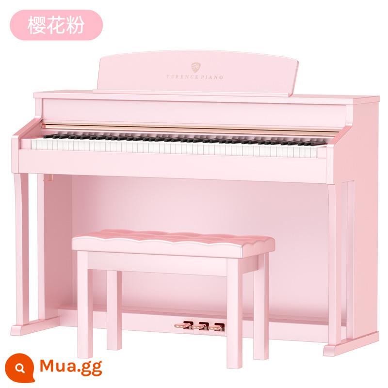 Đàn Piano Điện Tử Terence Heavy Hammer 88 Phím Thi Chứng Chỉ Chuyên Nghiệp Người Mới Bắt Đầu Tại Nhà Mẫu Giáo Đàn Piano Điện Tử Kỹ Thuật Số Đặc Biệt - [Cấp hiệu suất] Sơn màu hồng Sakura/piano