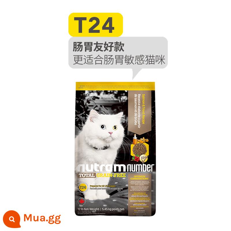 [Tự vận hành] Thức ăn cho mèo nhập khẩu Canada Newton T34T24 Thức ăn tổng hợp không hạt cho mèo trưởng thành và mèo con 5,45kg - [Nhận 375]T24 Cá hồi & cá hồi không xương không hạt 5.45kg