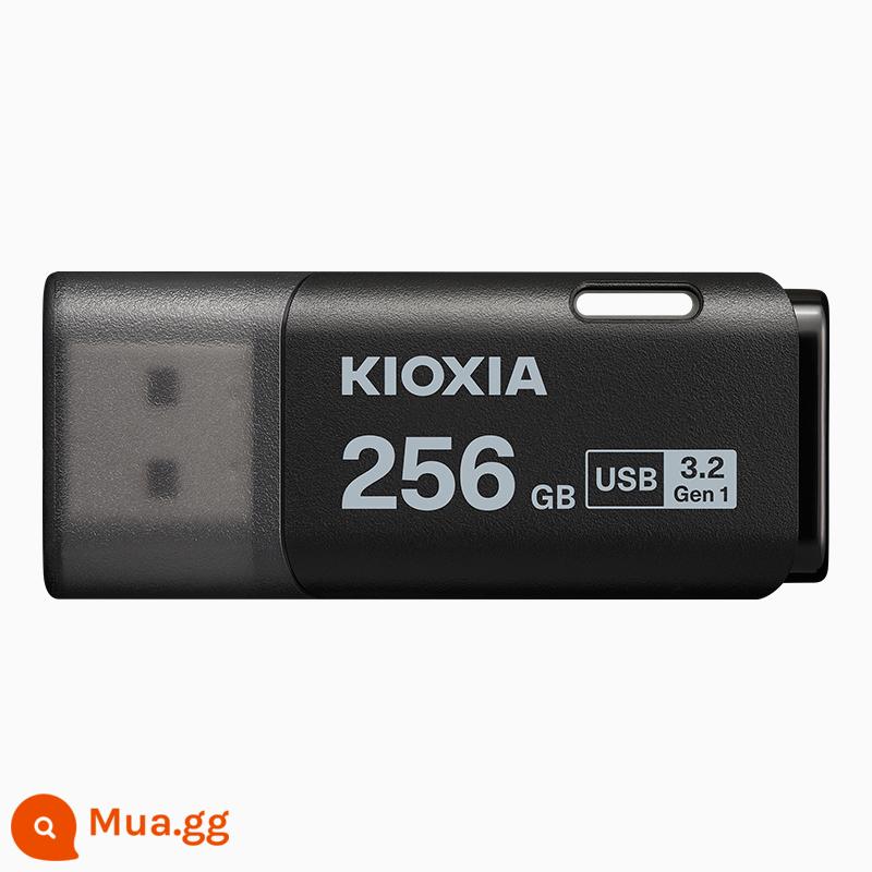 [Tự vận hành] Ổ đĩa flash Kioxia 256g 128g 64g 32g U301 ổ đĩa flash máy tính trên xe hơi 3.2 tốc độ cao chính hãng - 256GB màu đen