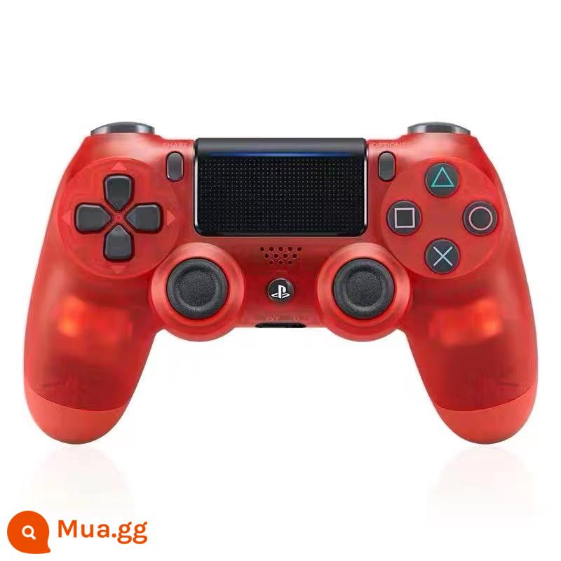 Tay cầm trò chơi Sony PS4 chính hãng PRO tay cầm điện thoại di động bluetooth máy tính PC không dây hoàn toàn mới chính hãng hơi nước - Màu đỏ mờ nguyên bản [mua một tặng bốn]