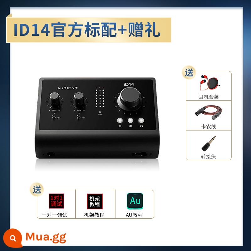 Audient/Orton ID4 ID14 MKII Ghi âm chuyên nghiệp Dubbing Truyền phát trực tiếp Thẻ âm thanh bên ngoài - iD14 đạt tiêu chuẩn + quà tặng