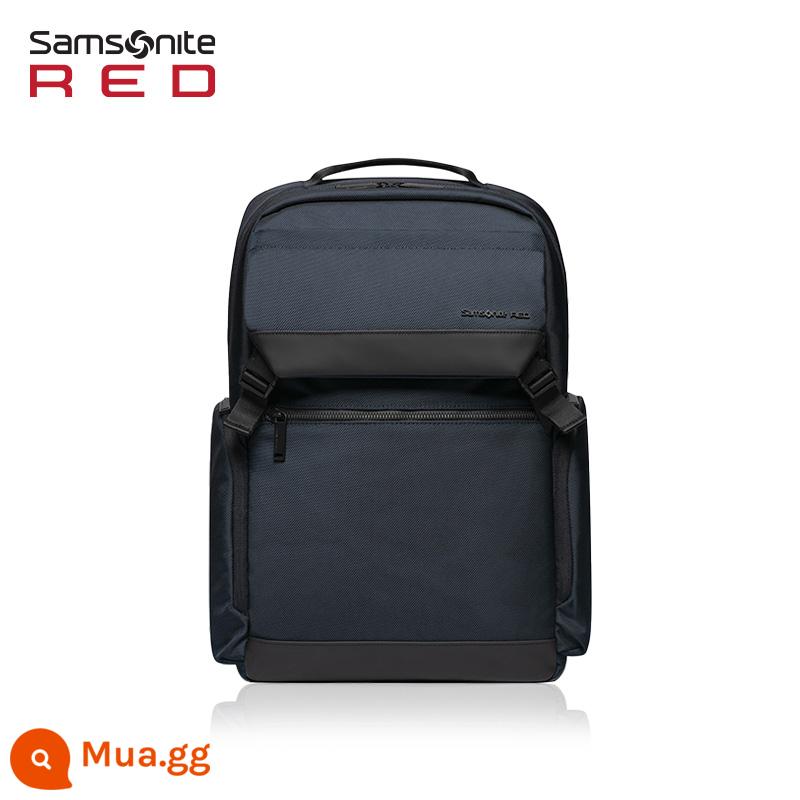 Ba lô Samsonite/Ba lô Samsonite dành cho Nam và Nữ Doanh nhân Nam Công suất lớn 15,6 inch Ba lô máy tính đi lại GT7 - Màu xanh đậm, đựng được máy tính 15.6 inch