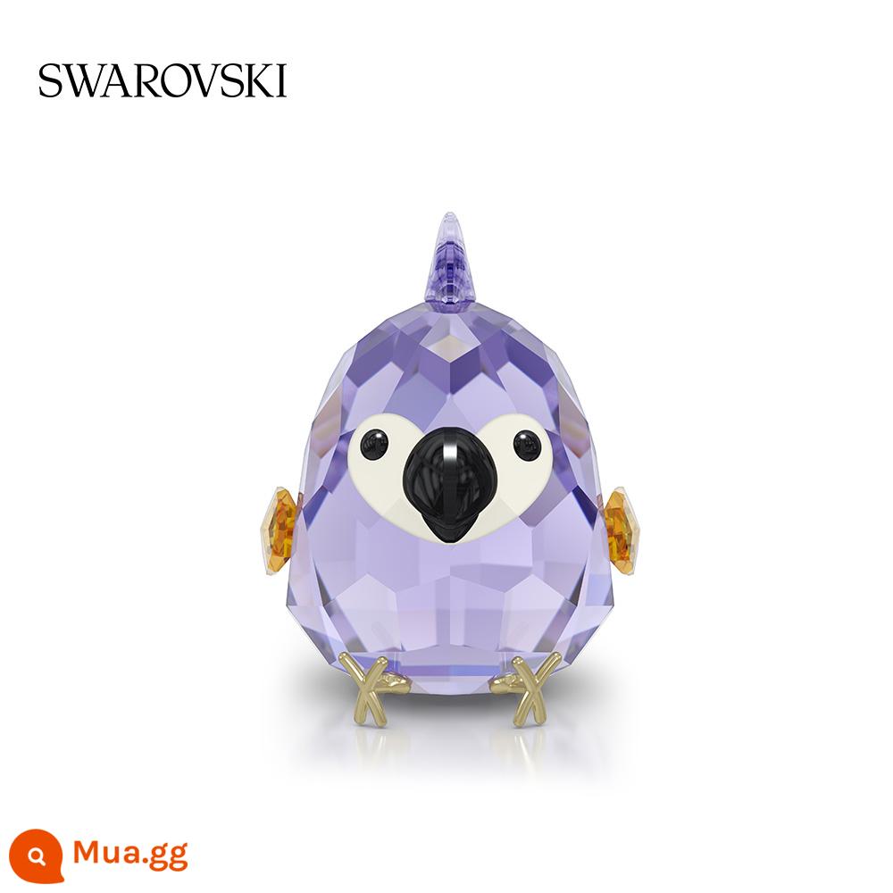 【Sản phẩm mới】Swarovski TẤT CẢ BẠN CẦN LÀ CHIM—Quà trang trí Macaw - Màu tím