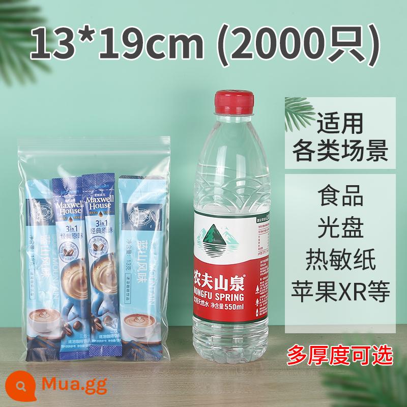 Túi nhỏ Túi tựaal Túi tựaal Wat - 13*19cm [2000 miếng] Giảm 50% khi mua 1 miếng