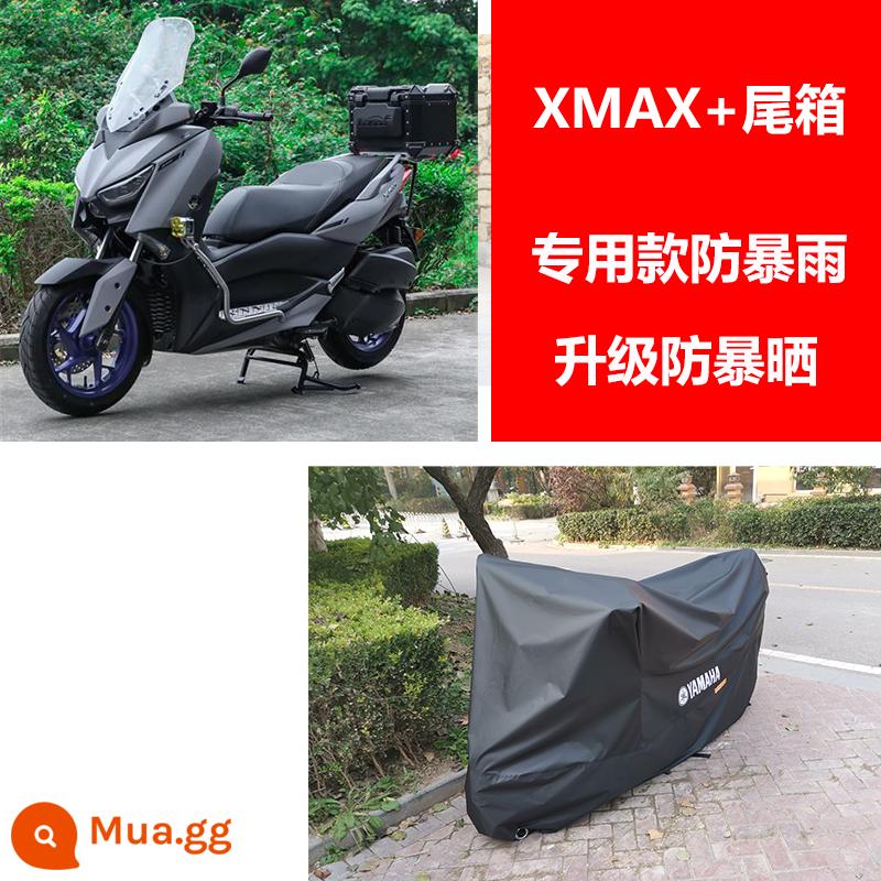 YAMAHA đầu máy xe ô tô che xe che mưa chống nắng cách nhiệt bàn đạp xe điện quần áo che mưa dày đa năng - Đặc biệt dành cho hộp đuôi XMAX plus