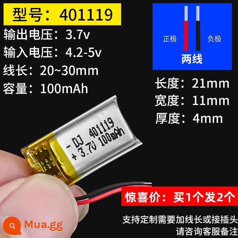 Máy ghi âm lái xe pin lithium 3.7v polymer Tai nghe Bluetooth Lingdu theo dõi áp suất lốp tích hợp pin sạc - màu xanh lợt