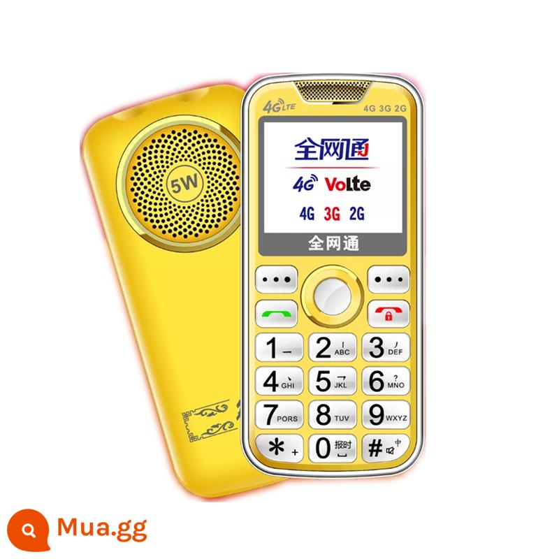 GOISUN/Jindeli Full Netcom 4G Telecom Unicom Giọng nói siêu to Chữ lớn Điện thoại di động người cao tuổi Sừng lớn sau tai - Phiên bản Gold Full Netcom 4G