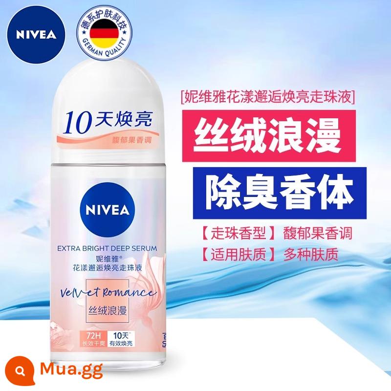 Lăn khử mùi Nivea antiperspirant dew Lăn nách nữ Lăn khử mùi cơ thể nước hoa dạng xịt hạt mồ hôi Hàng chính hãng - [Ra mắt sản phẩm mới] Xịt khử mùi Silky Romantic 50ml