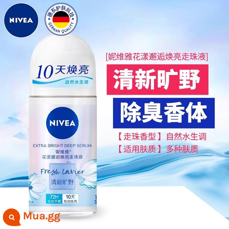 Lăn khử mùi Nivea antiperspirant dew Lăn nách nữ Lăn khử mùi cơ thể nước hoa dạng xịt hạt mồ hôi Hàng chính hãng - [Ra mắt sản phẩm mới] Chất chống mồ hôi Fresh Wilderness 50ml