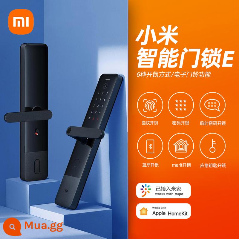 Khóa Cửa Thông Minh Xiaomi E10 Khóa Điện Tử Vân Tay Kết Hợp Khóa 1S Home 1212 Cửa Chống Trộm Chính Thức Flagship Store - Khóa Cửa Thông Minh Xiaomi E [Thời lượng pin 18 tháng丨Mở khóa chống cathole丨Hỗ trợ mở khóa Siri]