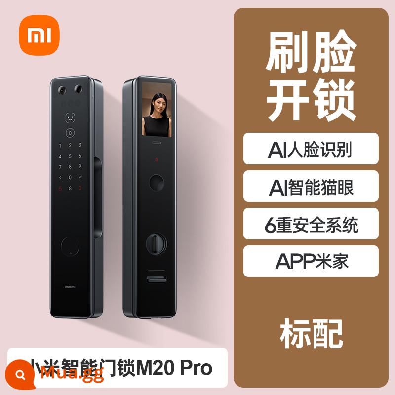 Khóa cửa thông minh Xiaomi 2 vân tay khóa mật khẩu home 1212 khóa cửa chống trộm điện tử hoàn toàn tự động chính hãng - Khóa cửa M20 PRO [khóa ai cũng có thể mở được/người già và trẻ em đều dùng được]