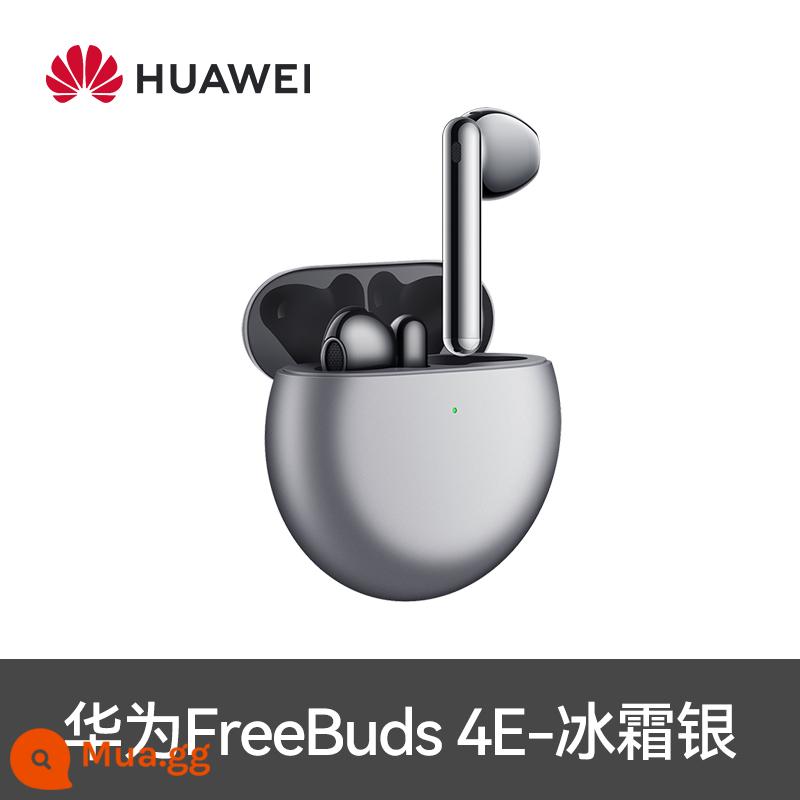 Tai nghe Bluetooth không dây Huawei FreeBuds 4E chống ồn chủ động running sports headset pro 966 chính hãng - bạc sương giá