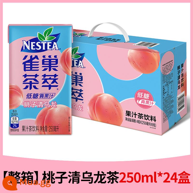 Cháo tốt cháo bát bảo gạo đen ngũ cốc cháo bát bảo ăn sáng cháo ăn liền nguyên hộp 1196 - Chiết xuất trà Nestlé Peach Clear Oolong [hộp đầy đủ] 250ml * 24 hộp