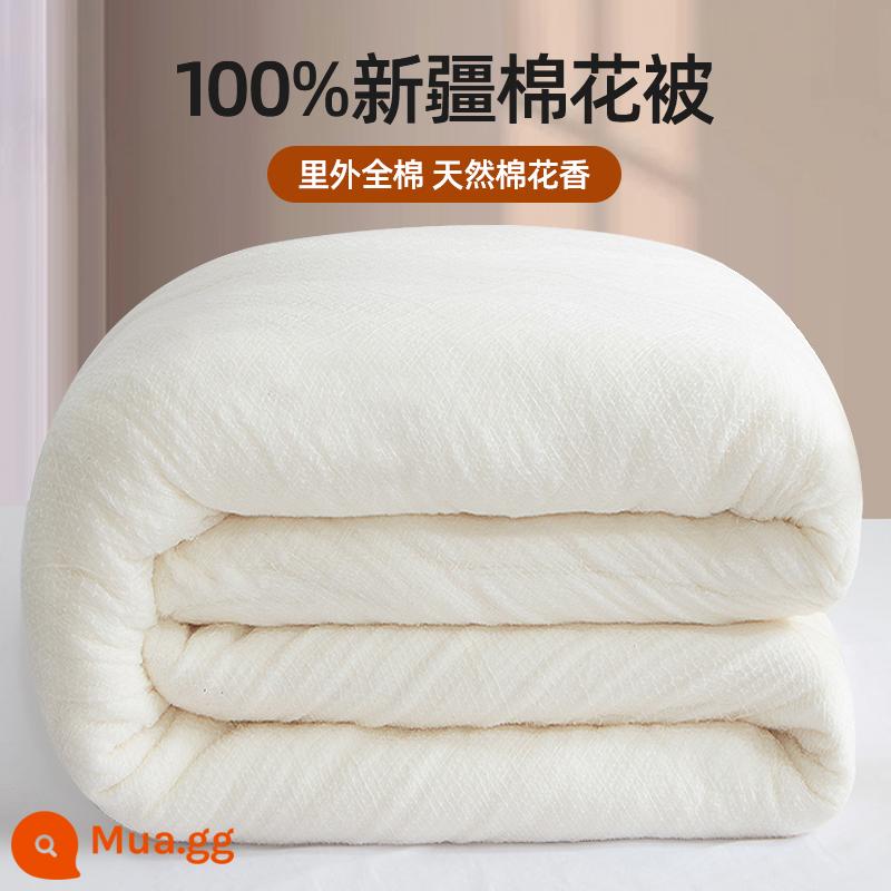 Tân Cương chăn bông cotton nguyên chất mùa xuân thu đông chăn bông lõi đệm chăn bông chăn bông mùa đông chăn dày và ấm áp 2151 - Lựa chọn bông thô Tân Cương - 4 pound [100 bông Tân Cương, một giả sẽ bị phạt mười]