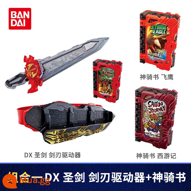 Bandai Kamen Rider Sabre Holy Blade DX Holy Sword Blade Drive God Riding Book Agni Bộ ba tập - DX Thánh Kiếm Blade Driver + Sách Thần Cưỡi Đại Bàng Bay + Sách Thần Cưỡi Tây Du LHSC